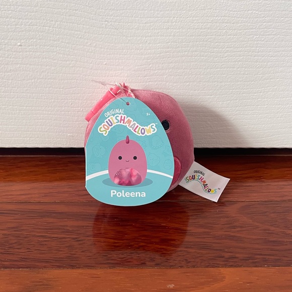 Poleena the Dinosaur 3.5” Clip Squishmallow - Picture 2 of 3